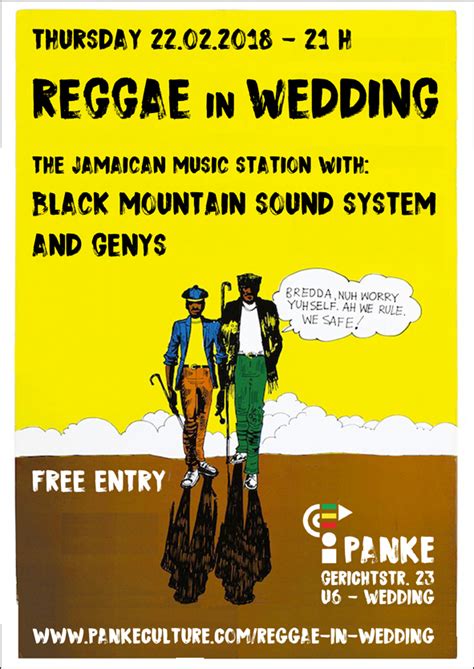 Reggae In Wedding Panke Music Art Caf