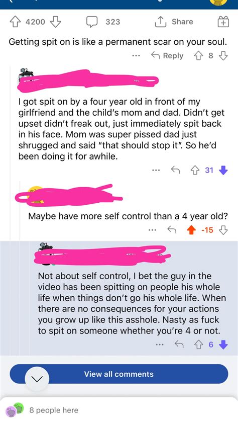 Please Tell Me A Grown Ass Man Spitting On A Year Old Is Never Acceptable R Redditmoment
