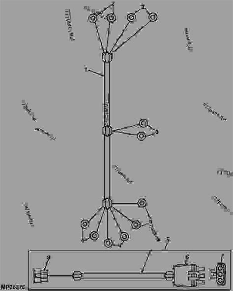 WIRING HARNESS (POWER, SPEED SENSOR) [B10] - UTILITY VEHICLE John Deere ...