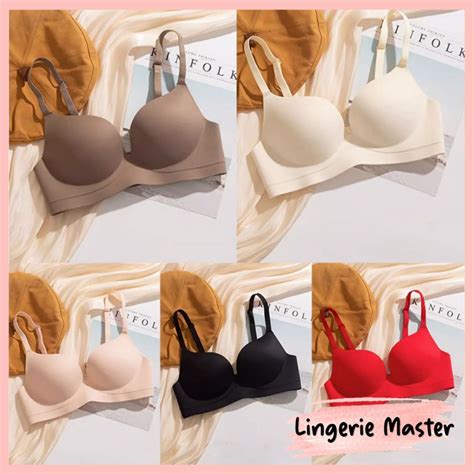 Jual LINGERIE MASTER B 117 Bra Push Up Seamless Tanpa Kawat Pakaian Dalam Wanita