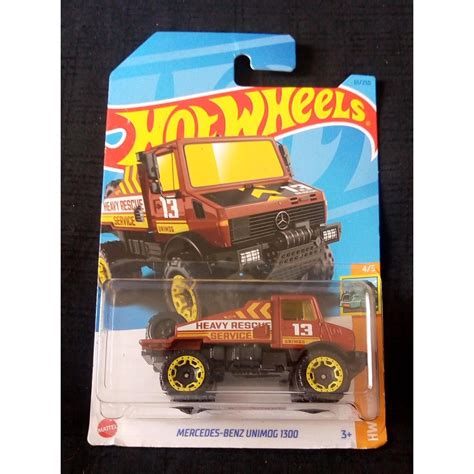 Jual Hot Wheels Mercedes Benz Unimog 1300 HW Haulers Brown Shopee Indonesia