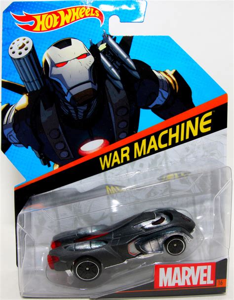 Машинка Hot Wheels War Machine Marvel Character Cars CGD Mattel Оригинал