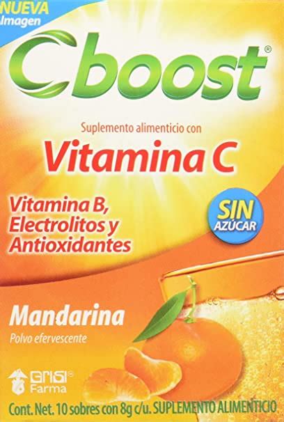 Cboost Mandarina 10 Sobres Farmacia Rivas Del Centro