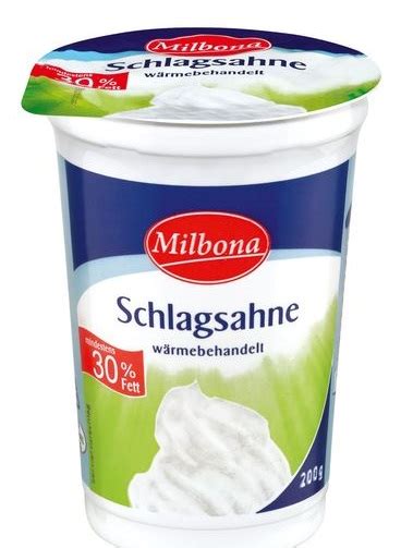 Milbona Schlagsahne 30 Fett Von Lidl