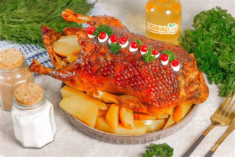 Утка с картошкой в рукаве - пошаговый рецепт с фото на Повар.ру