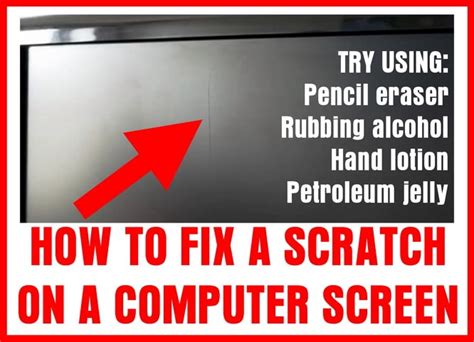 — How To Fix A Scratch On A Computer Screen