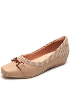 Sapatilha Comfortflex Lisa Nude Compre Agora Dafiti Brasil