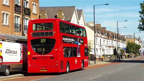 buses  green lanes london  passing arcadian gardens  aug