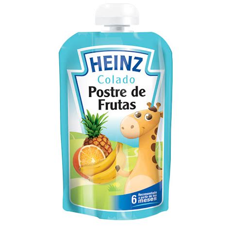 Compota Heinz Postre Frutas Flexible Gr