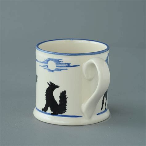 Mug Large Wolves Howling Brixton Pottery