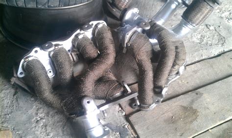 Обмотка выпускного коллектора термолентой — Honda Integra (DC5), 2,4 л ...