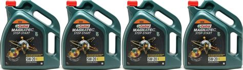 Castrol Magnatec Stop-Start 5W-20 E (Ford EcoBoost WSS-M2C948-B) 4x 5 ...