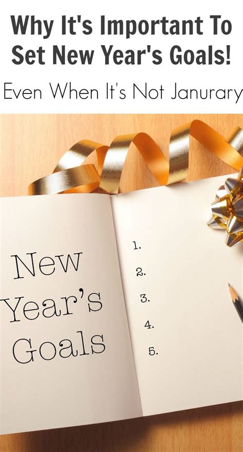 Why Its Important To Set New Years Goals Or Resolutions New Year