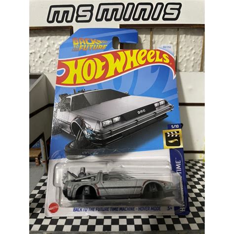 Hot Wheels Screen Time Back To The Future Time Machine Hover Mode Shopee Brasil