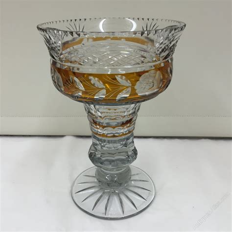 Antiques Atlas Vintage Bohemian Cut Glass Vase