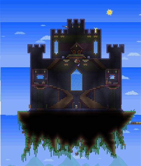 First Terraria Castle Terraria Castle Terraria House Design Terrarium