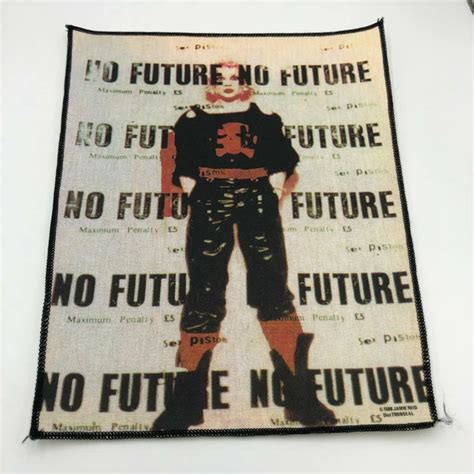 Vintage Sex Pistols No Future Sew On Back Patch Original Picclick Uk