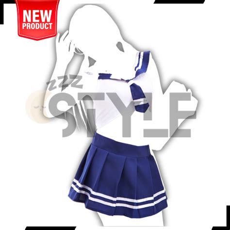 Jual ZzzStyle Lingerie Hot Cosplay Kostum Seragam Setelan Sekolah Jepang Sexy Bahan Polyester