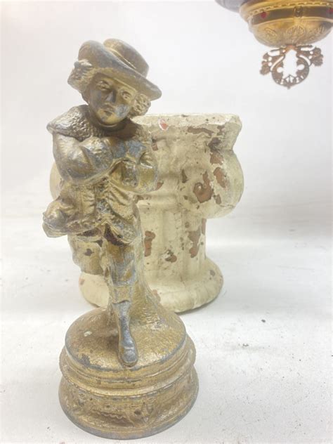 Turn Of The Century Metal Grandfather Clock From The Collection Of