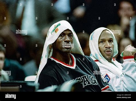 Michael Jordan Competing For The Nba Chicago Bulls Against The Miami