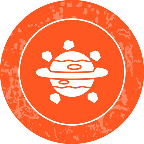 Saturn Vector Icon 18901318 Vector Art At Vecteezy