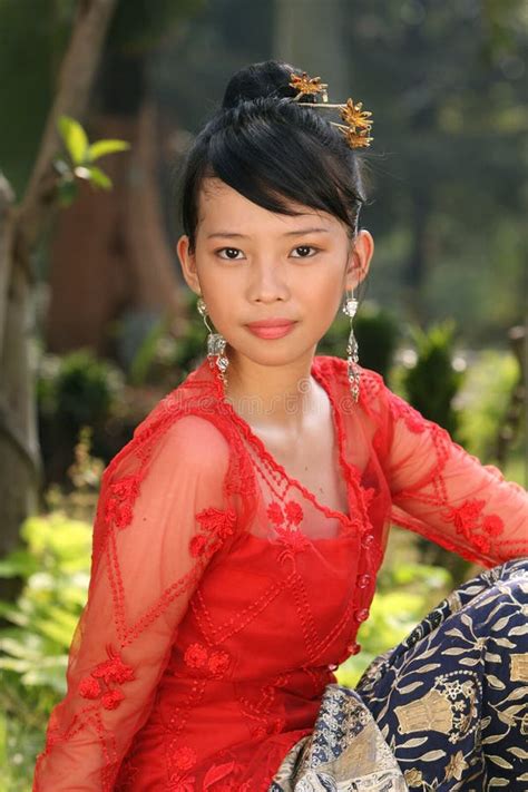 Lovely Asian Brunette Girl Stock Photo Image Of Happy