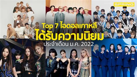 Top 15 ไอดอลเกาหลี ที่ได้รับความนิยมสูงสุดในช่วงเดือนมกราคม 2022