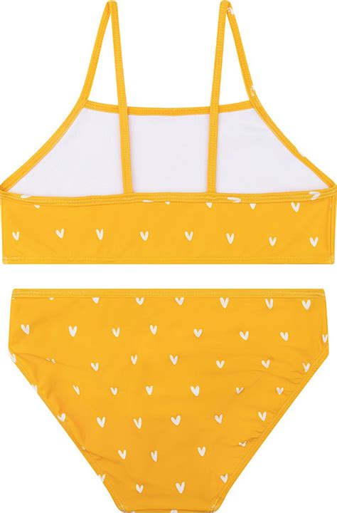 Swim Essentials Bikini Meisjes Zwemkleding Meisjes Oranje Hartjes Maat Bol