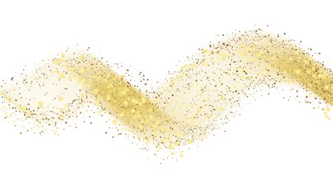 Golden Abstract Light Effect Particle Glitter Golden Abstract Light