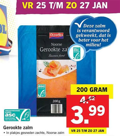 Gerookte Zalm Aanbieding Bij Lidl Folders Nl