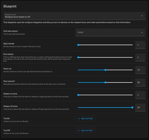 Blueprint That Uses Nordpool And Lets You Turn On Devices On The