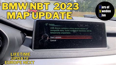 Bmw Nbt Next Map Update Youtube