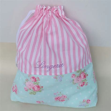 NEW Lingerie Travel Bag Shabby Chic Neutral Soft Colors Bag Travel Organizer Accessories For