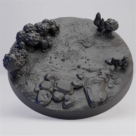 Hot Goblin キノコ50mm A ベース ミニチュア ホットゴブリン 異世界地形