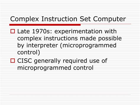 Ppt Cisc Risc And Post Risc Computers Powerpoint Presentation Free