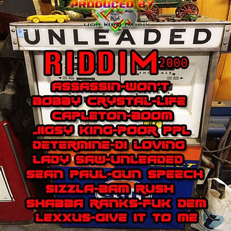 Unleaded Riddim Adex Roy Francis Regime Radio