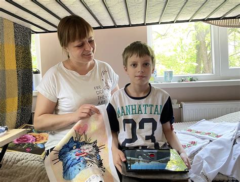 Hope away home: Ukrainian mother and son find beacon of hope amidst the