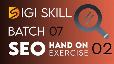 Digiskills Seo Exercise Solution Hands On Exercise No Solution