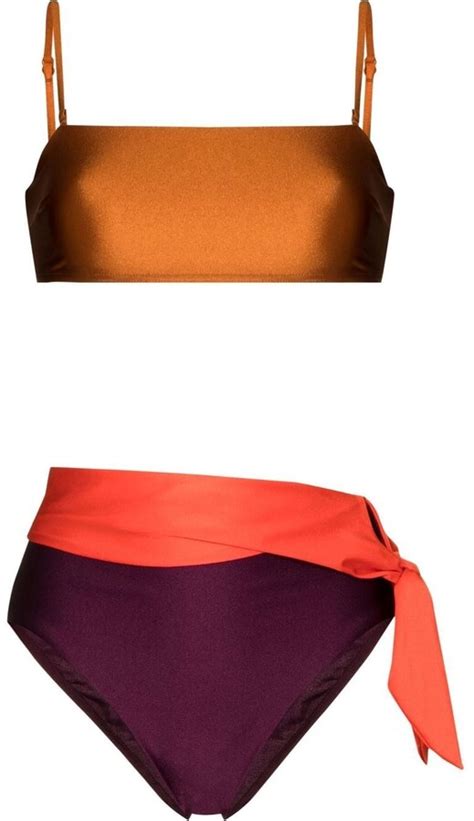 Zimmermann Bandeau Bikini Set ShopStyle Two Piece Swimsuits