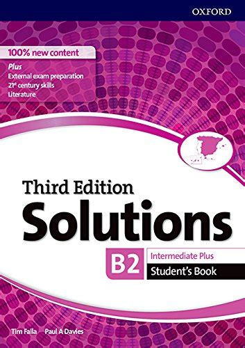 Solutions Intermediate Plus. Student's Book 3rd Edition - 9780194523622 ...