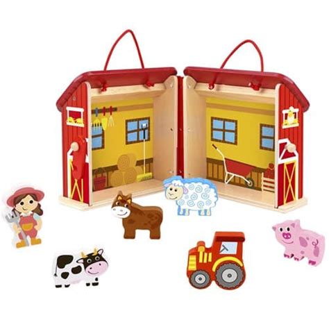 Tooky Toy Farm Playset With Carry Box Atherton Juniors