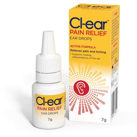 Cl Ear Pain Relief Ear Drops Pharmacy And Health From Chemist Connect Uk
