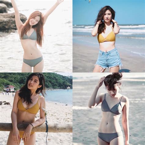 พรอมสงจากไทย บกน ชดวายนำtriangle bikini สเยอะมาก มชองเสรมฟองนำเพมได Shopee