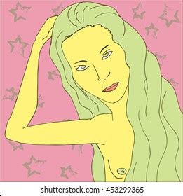 Femme Nue Blonde Champs Stock Vectors And Vector Art Shutterstock
