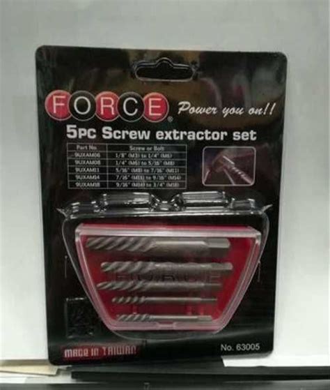 Набор экстракторов 5пр. Force | Festima.Ru – частные объявления