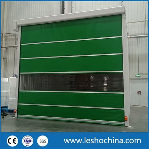 Industrial Automatic Overhead Fabric Rapid Roll Up Doors With