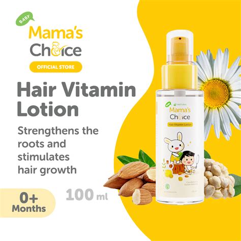 Mamas Choice Baby Hair Vitamin Lotion Baby Hair Oil Organic Aloe