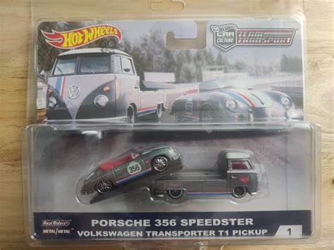 Hot Wheels Team Transport Porsche 356 Speedster VW Transporter On Carousell