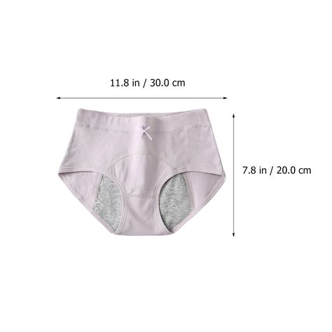 Cotton Period Briefs 3 Pcs 1 Set Leak Proof Menstruation Briefs