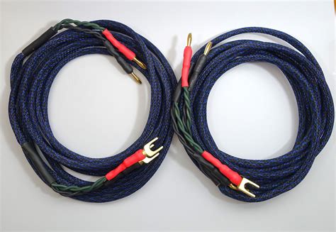 Audioquest GLC Spread Spectrum Speaker Cables Banana To Spade Pair